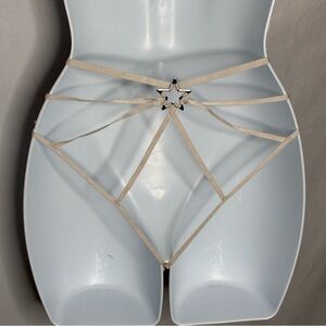 NWT Victoria’s Secret Strappy Open Back Cheeky Panty size XL